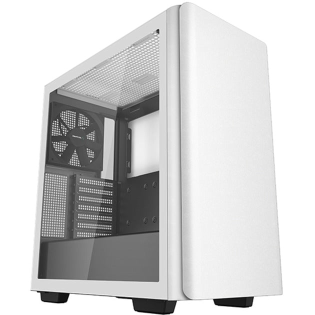 DeepCool ck500 midi tower behuizing (wit | 2x usb-a | 1x usb-c | tempered glass)