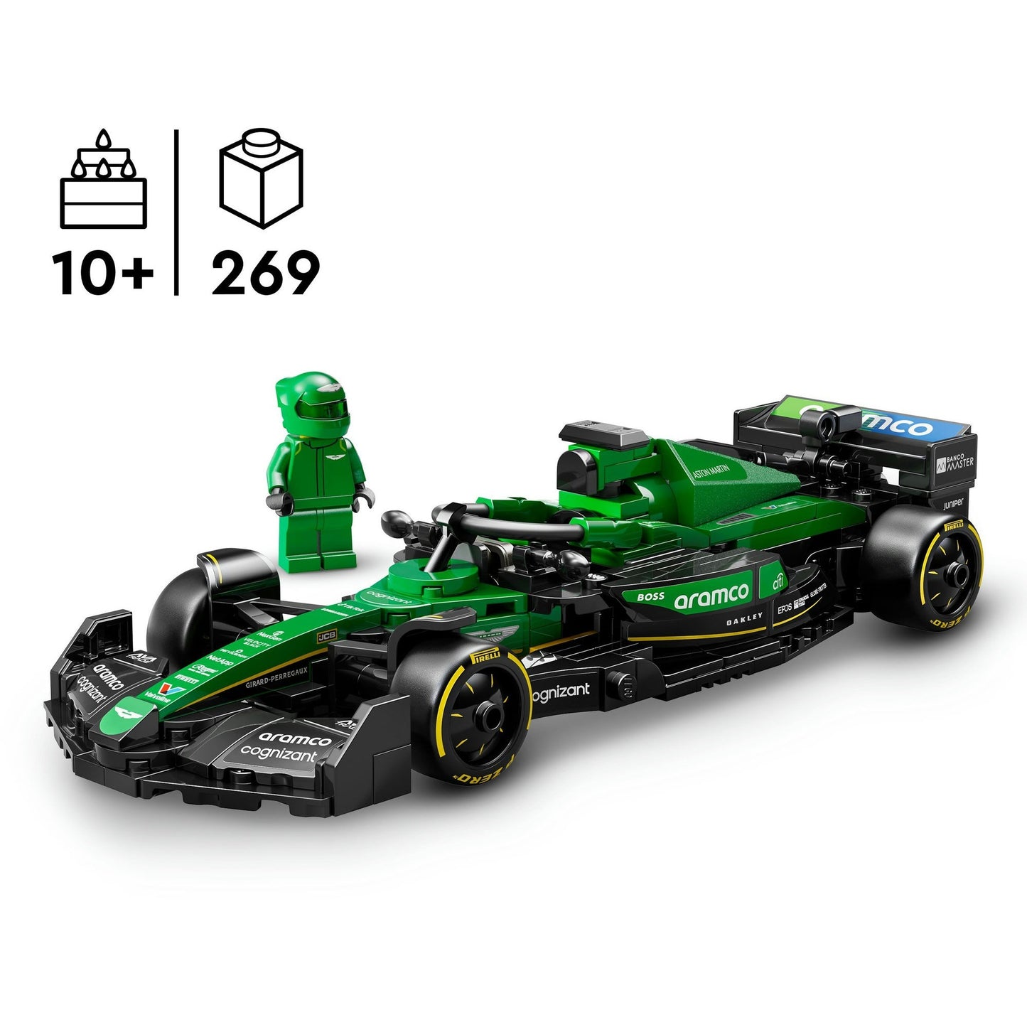 LEGO speed champions 77245 aston martin aramco f1 amr24 racewagen