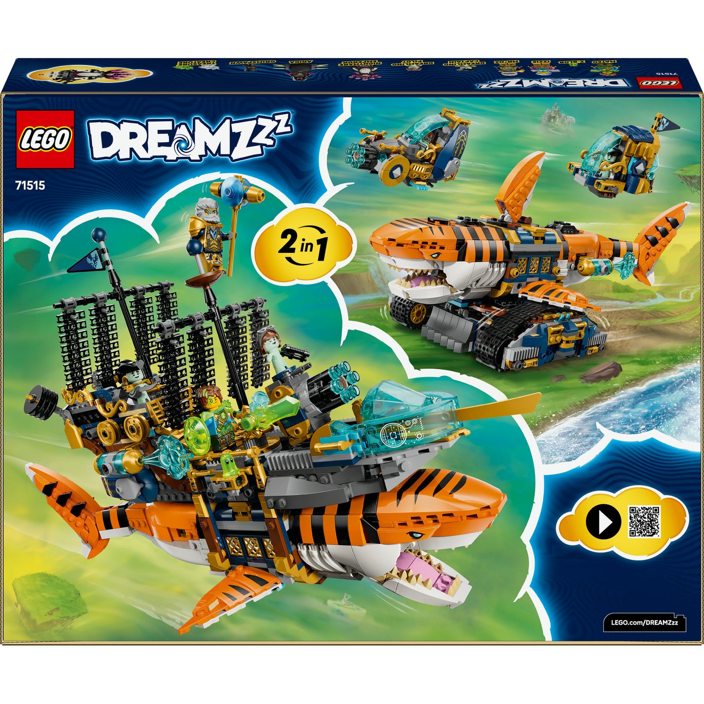 LEGO dreamzzz 71515 tijgerhaaitank