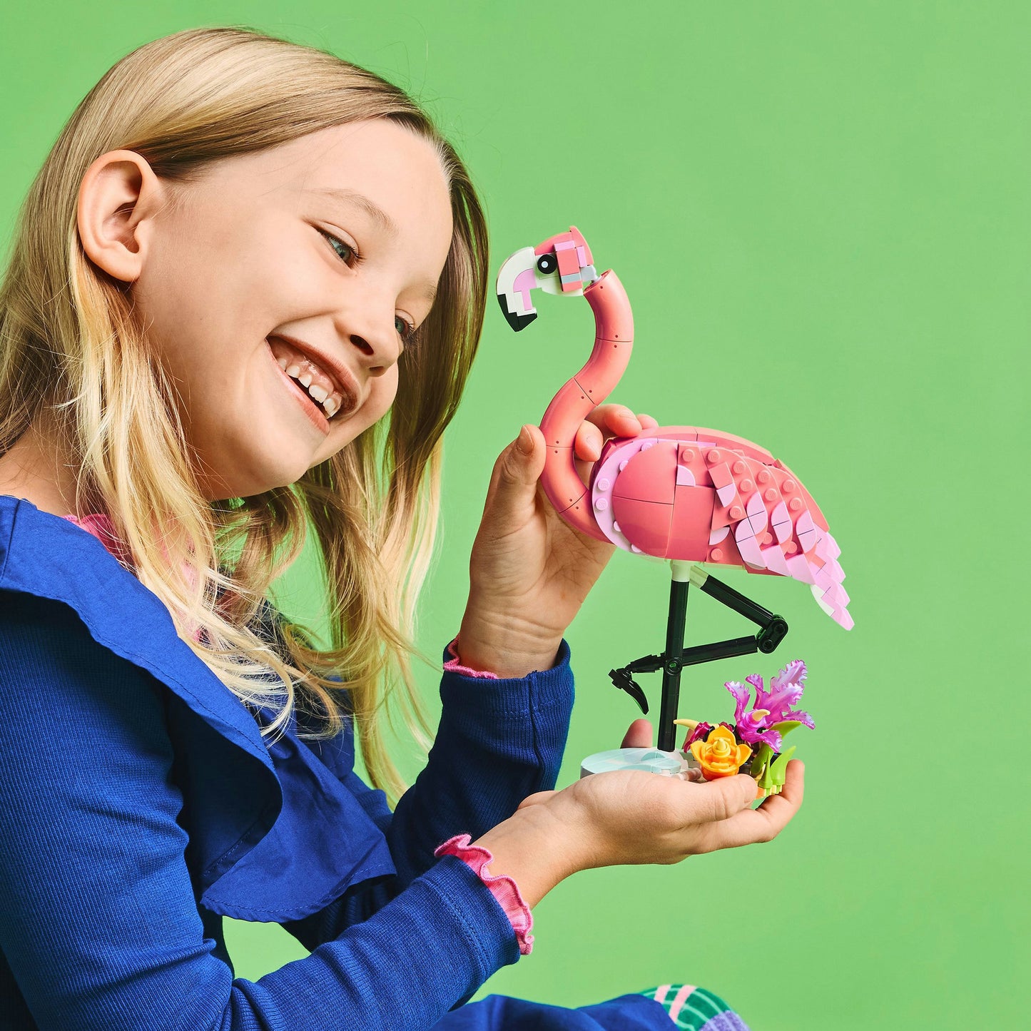 LEGO creator 31170 wilde dieren roze flamingo