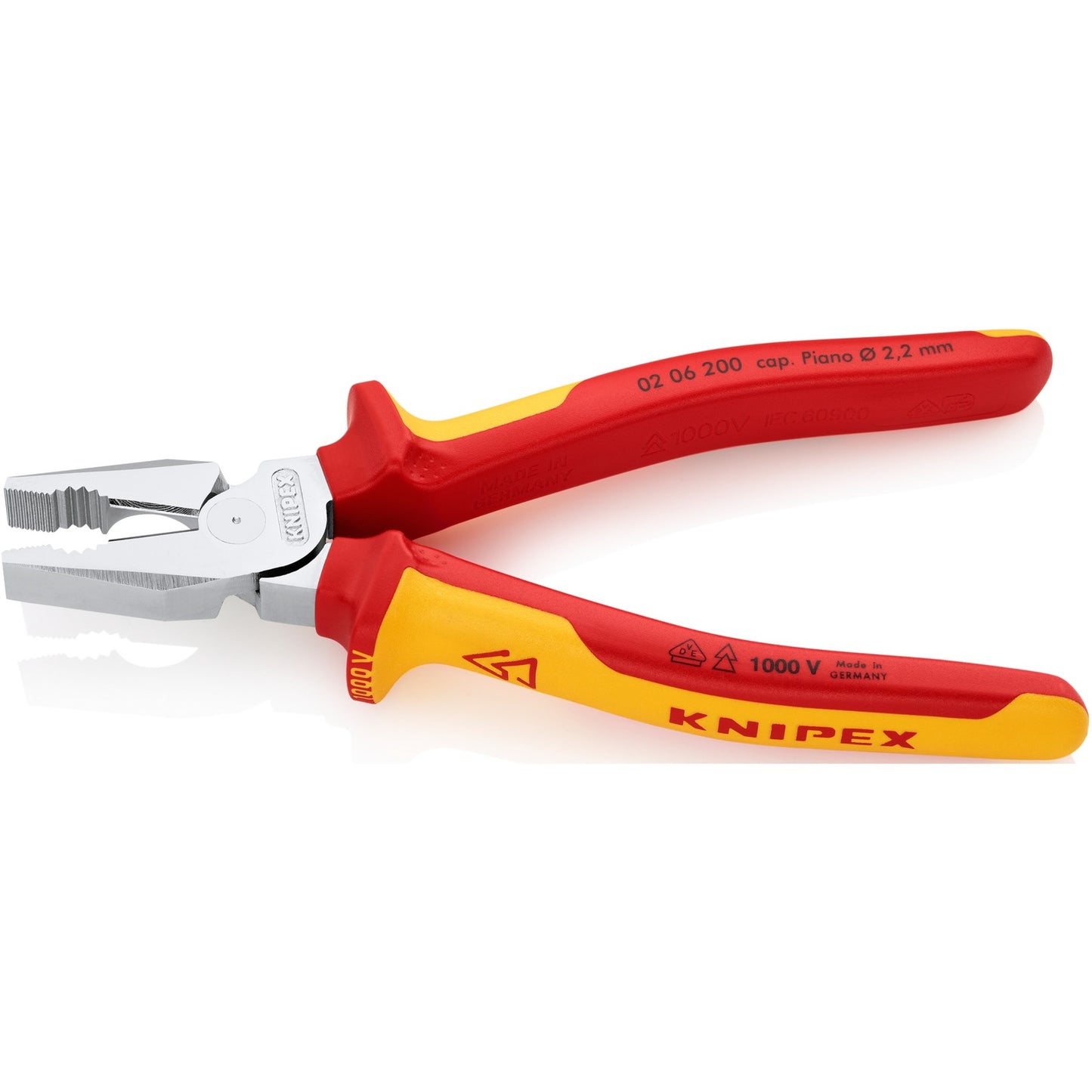 KNIPEX kracht-combitang 0206200 combinatietang (vde-getest)