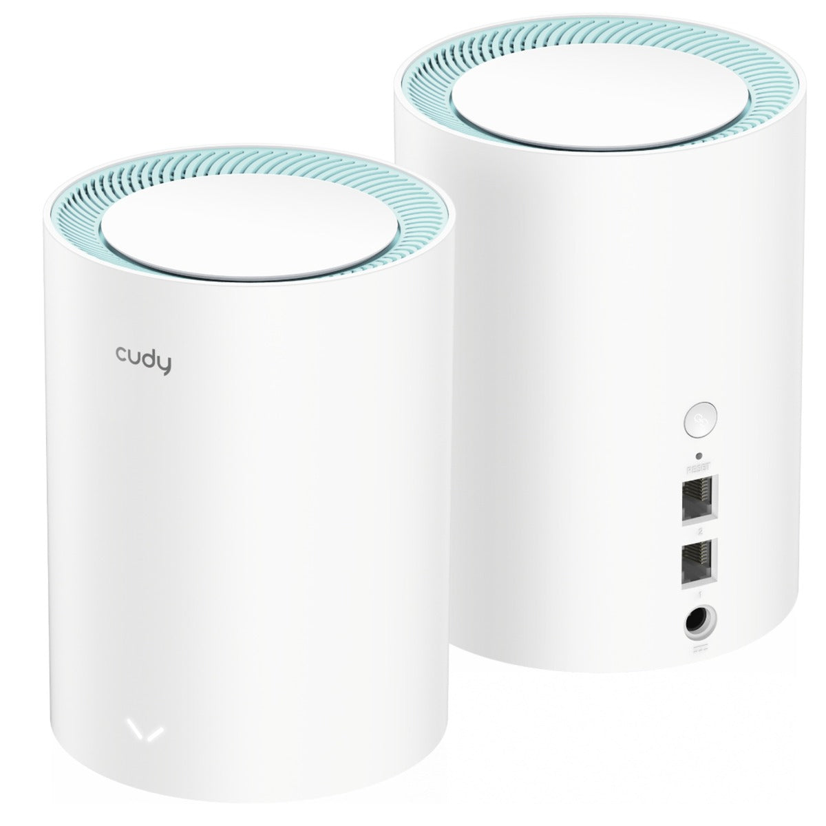 Cudy ac1200 gigabit mesh wi-fi system (2-pack) mesh router (wit)