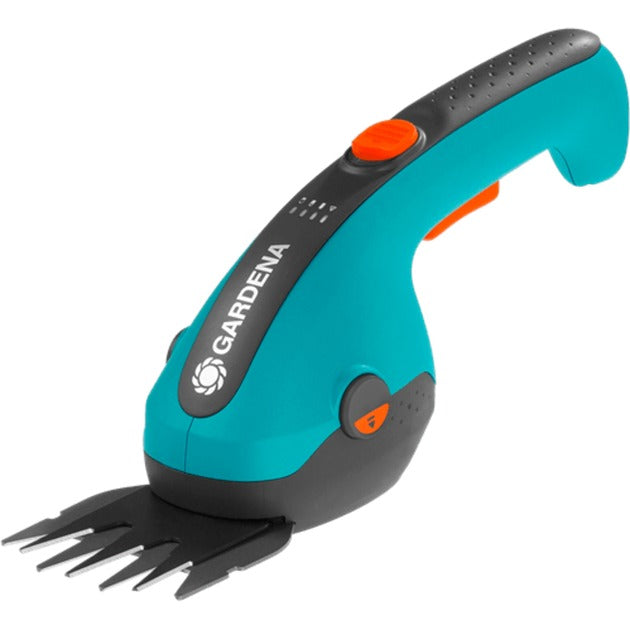 GARDENA accu gras- buxusschaar classiccut li grasschaar (turquoise zwart, incl. li-ion-accu 2,5ah)