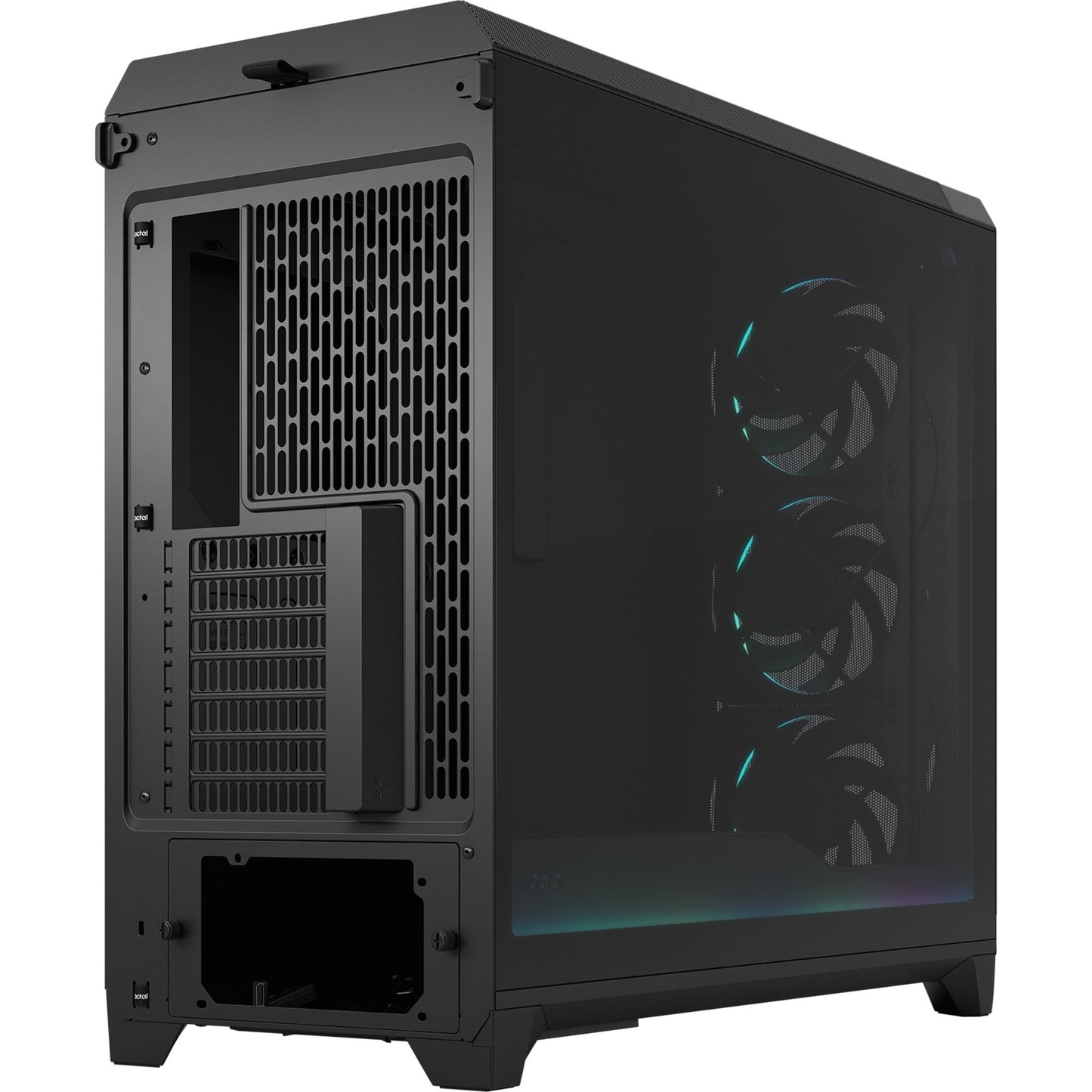 Fractal Design meshify 3 xl ambience pro rgb big tower behuizing (zwart | 2x usb-a | 1x usb-c | rgb | tempered glass)