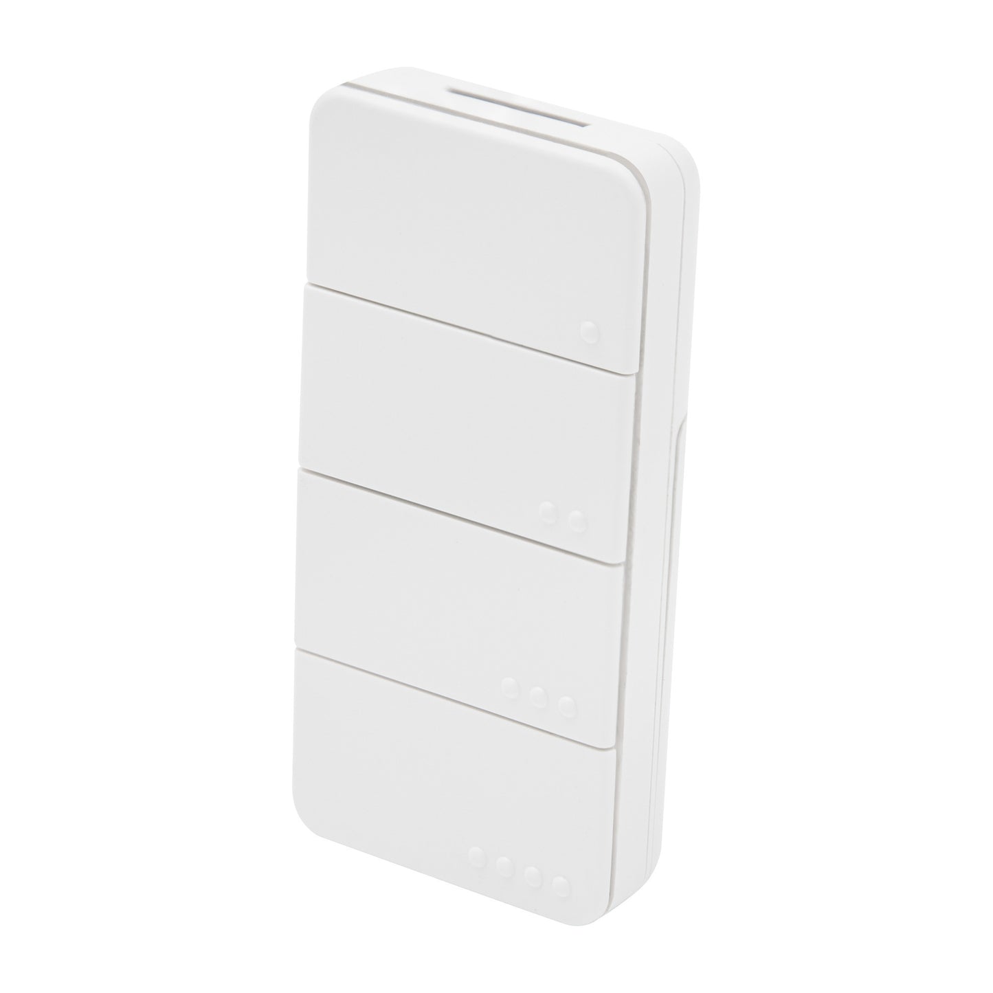 Shelly blu rc button 4 zb afstandsbediening (wit, bluetooth 5 (le), zigbee)