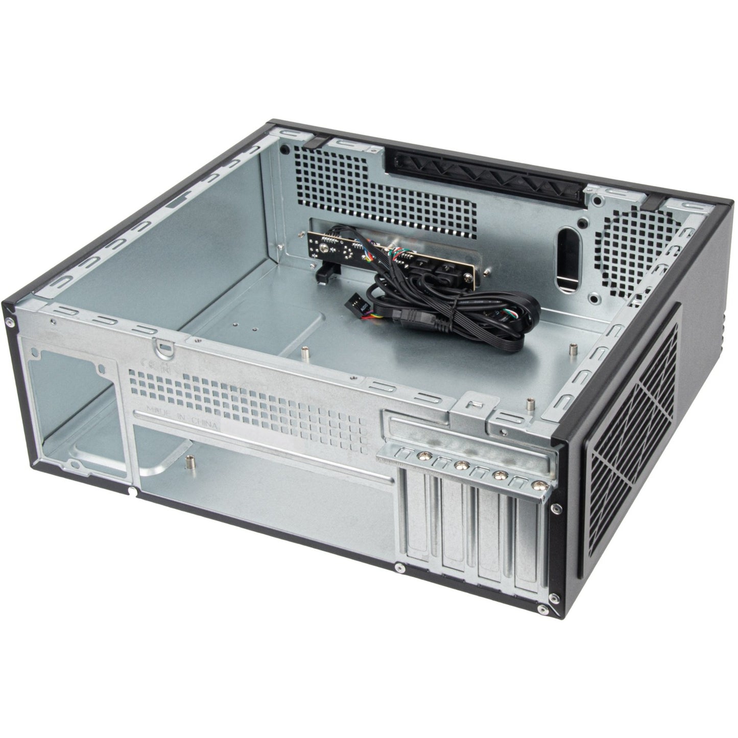 SilverStone sst-ml11b htpc behuizing (zwart | 4x usb-a)