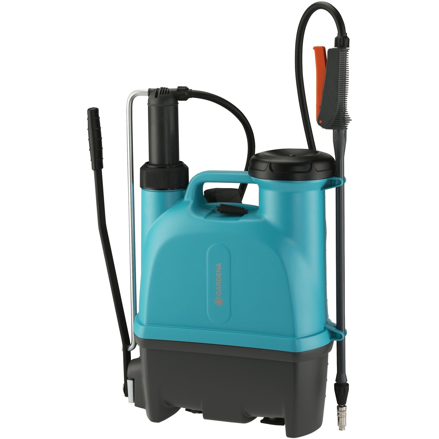 GARDENA rugspuit 12 l drukspuit (turquoise grijs, 11140-20)