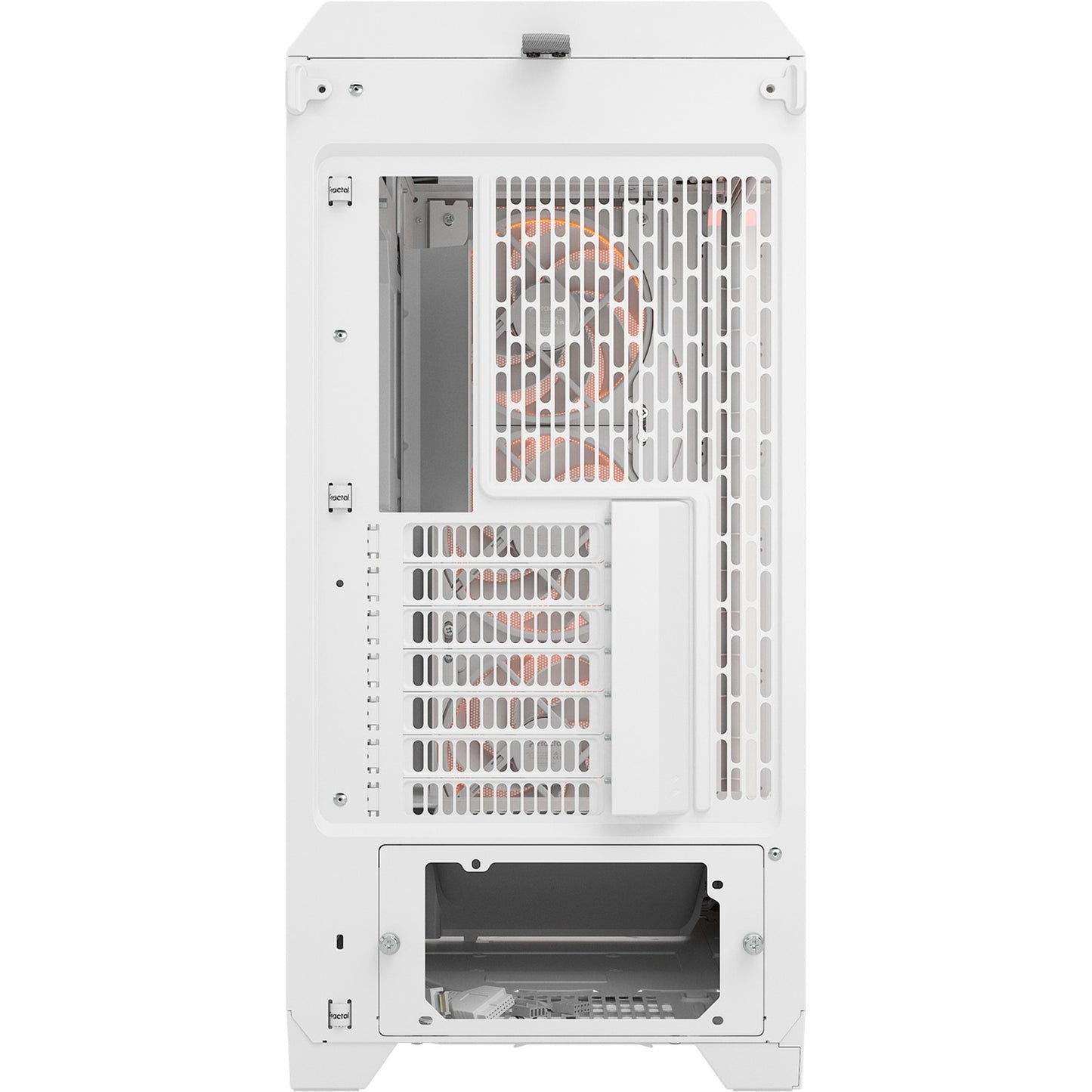 Fractal Design meshify 3 xl ambience pro rgb big tower behuizing (wit | 2x usb-a | 1x usb-c | rgb | tempered glass)