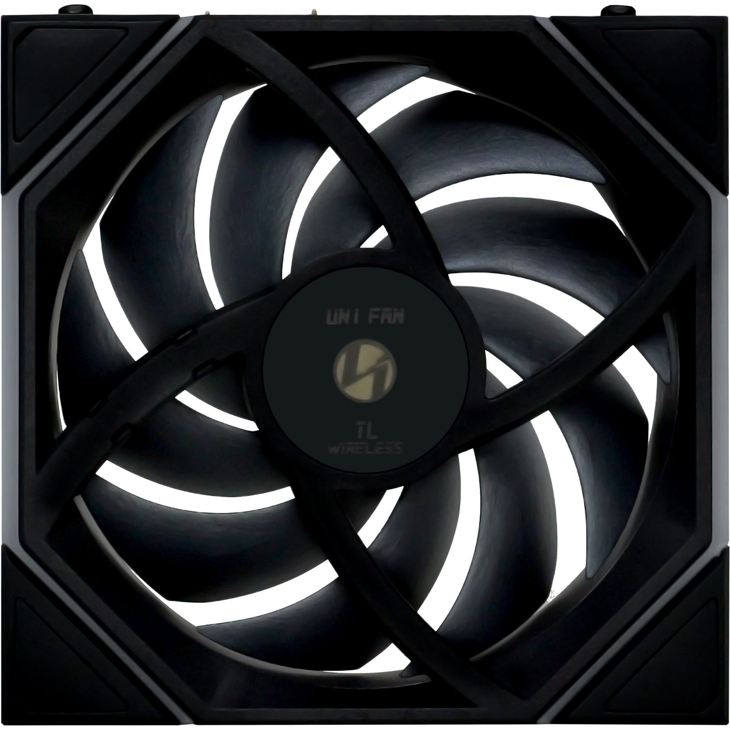 Lian Li uni fan tl 120 wireless reverse blade rgb case fans (zwart, 3 stuks, 120 x 124 x 28 mm, pwm, incl. controller)