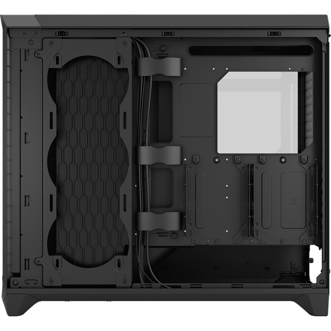 Fractal Design meshify 3 xl big tower behuizing (zwart | 2x usb-a | 1x usb-c | tempered glass)