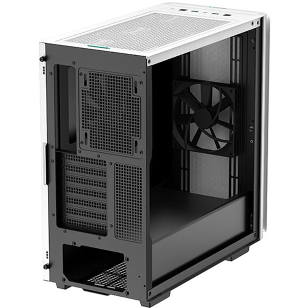 DeepCool ck500 midi tower behuizing (wit | 2x usb-a | 1x usb-c | tempered glass)