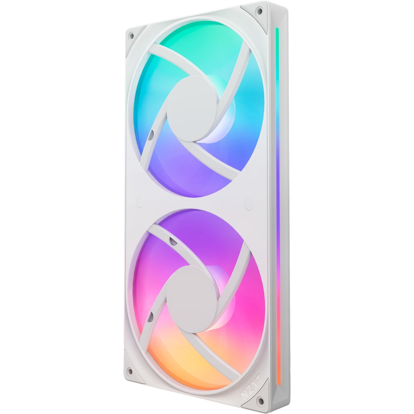 NZXT f280 rgb core case fans (wit, 2 stuks, 280 x 140 x 26 mm)