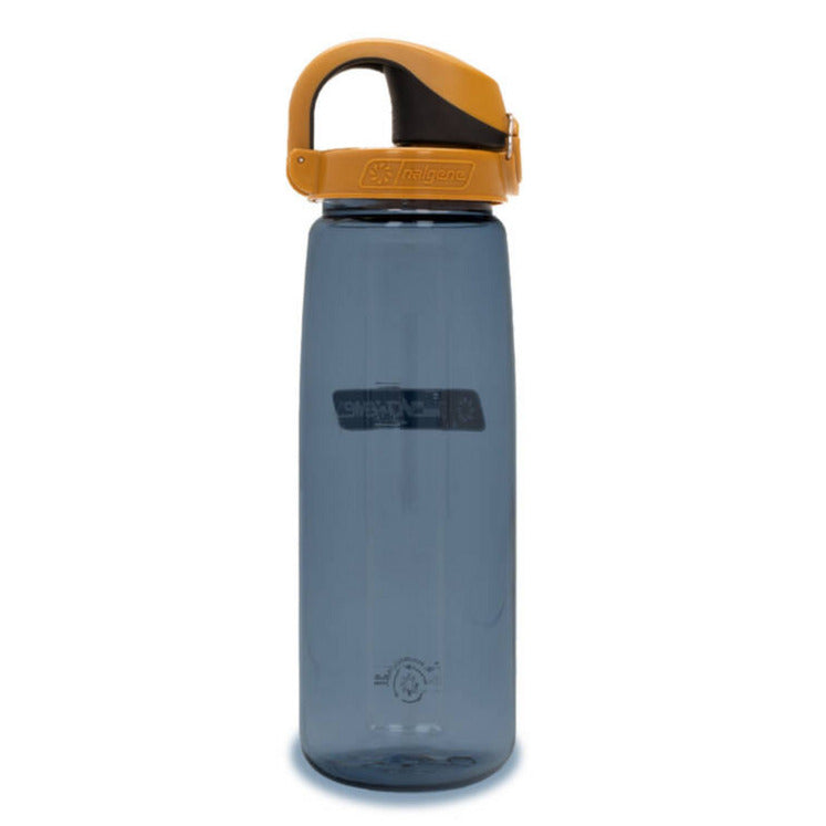 Nalgene On-The-Fly Lock-Top Sustain Bottle, 700 ml drinkfles (Grijs beige)