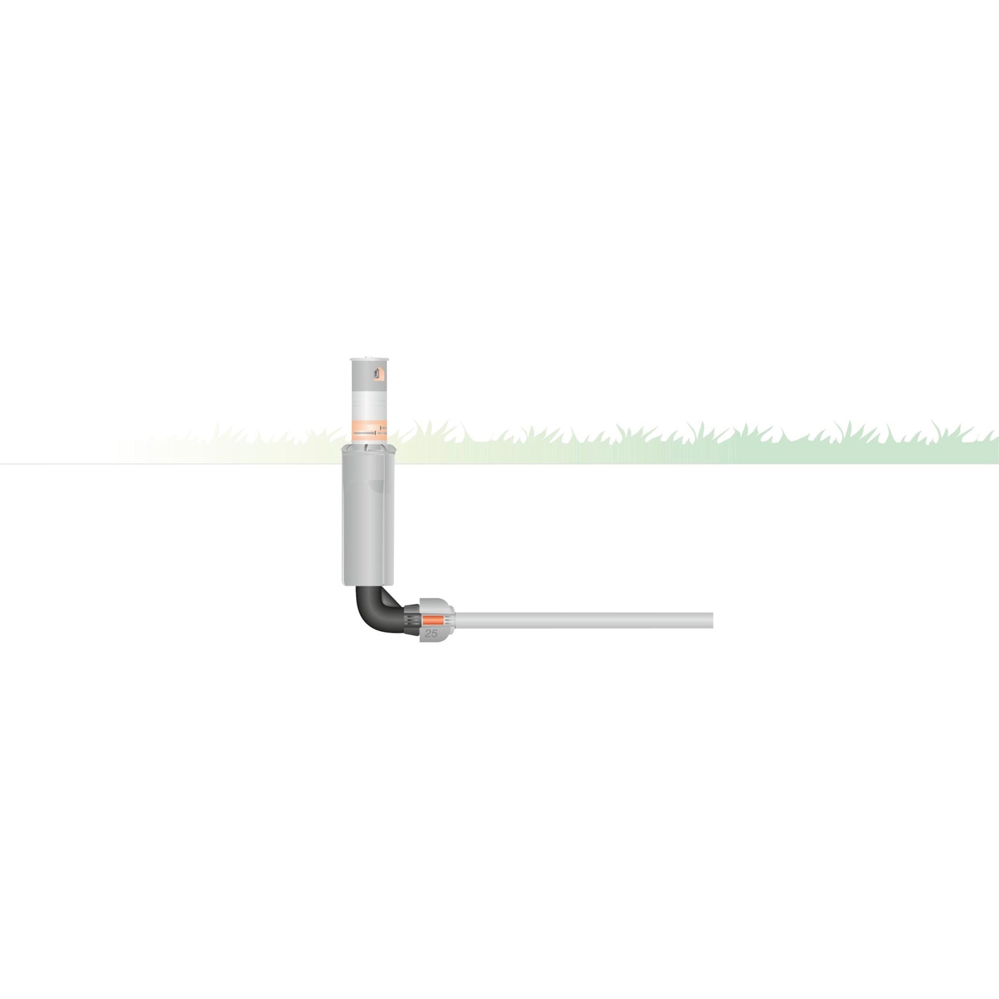 GARDENA l-stuk 25 mm x 1 2 buitendraad verbinding (2780-20)