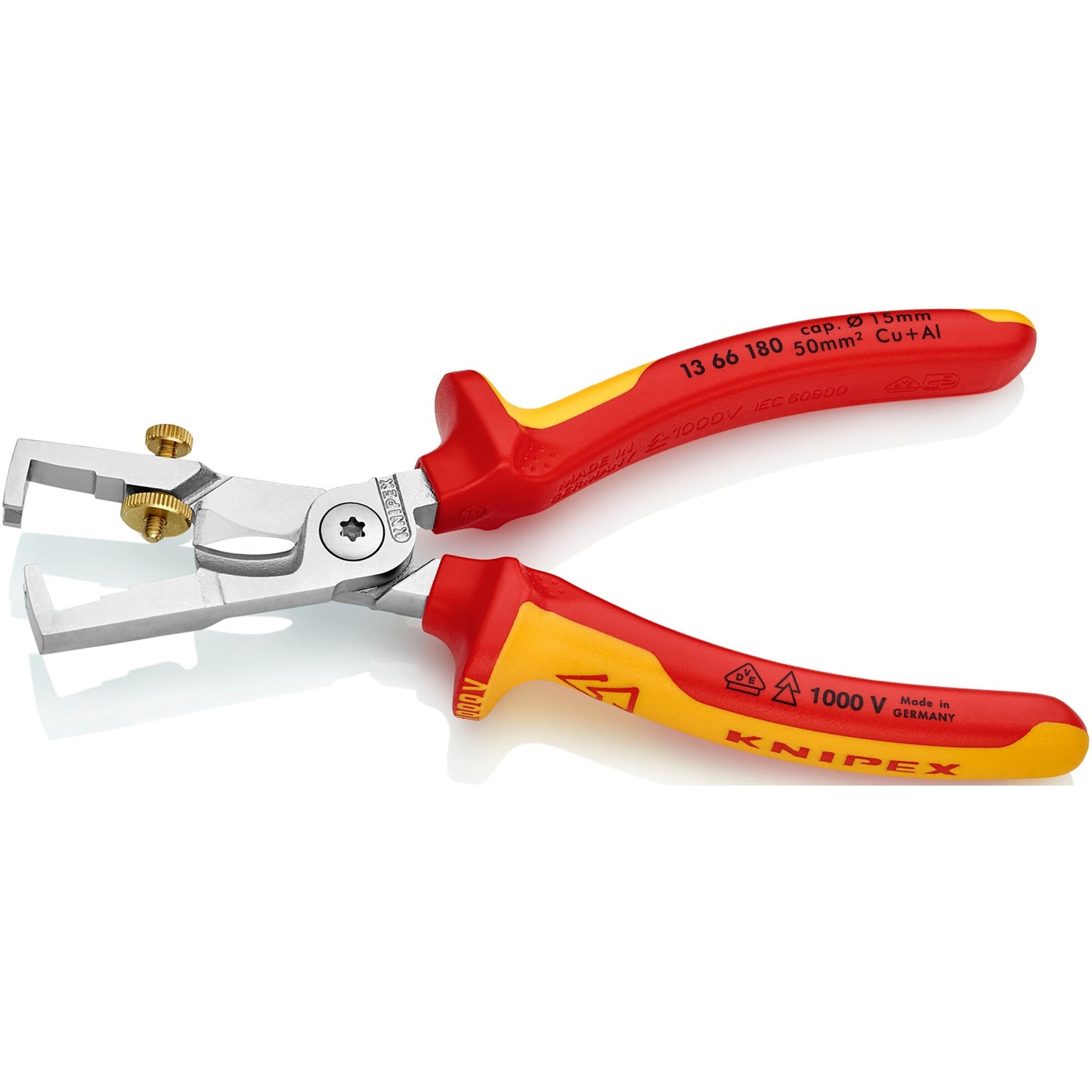 KNIPEX strix afstriptang met kabelschaar vde 180