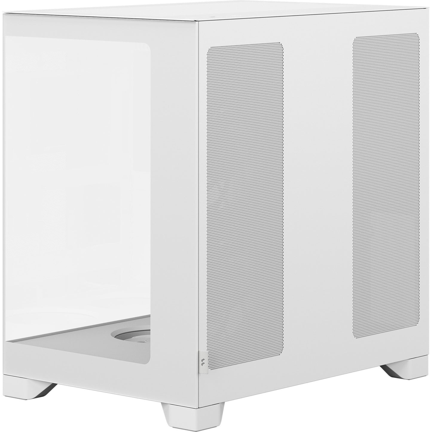 Fractal Design pop 2 vision rgb midi tower behuizing (wit | 1x usb-a | 1x usb-c | rgb | tempered glass)