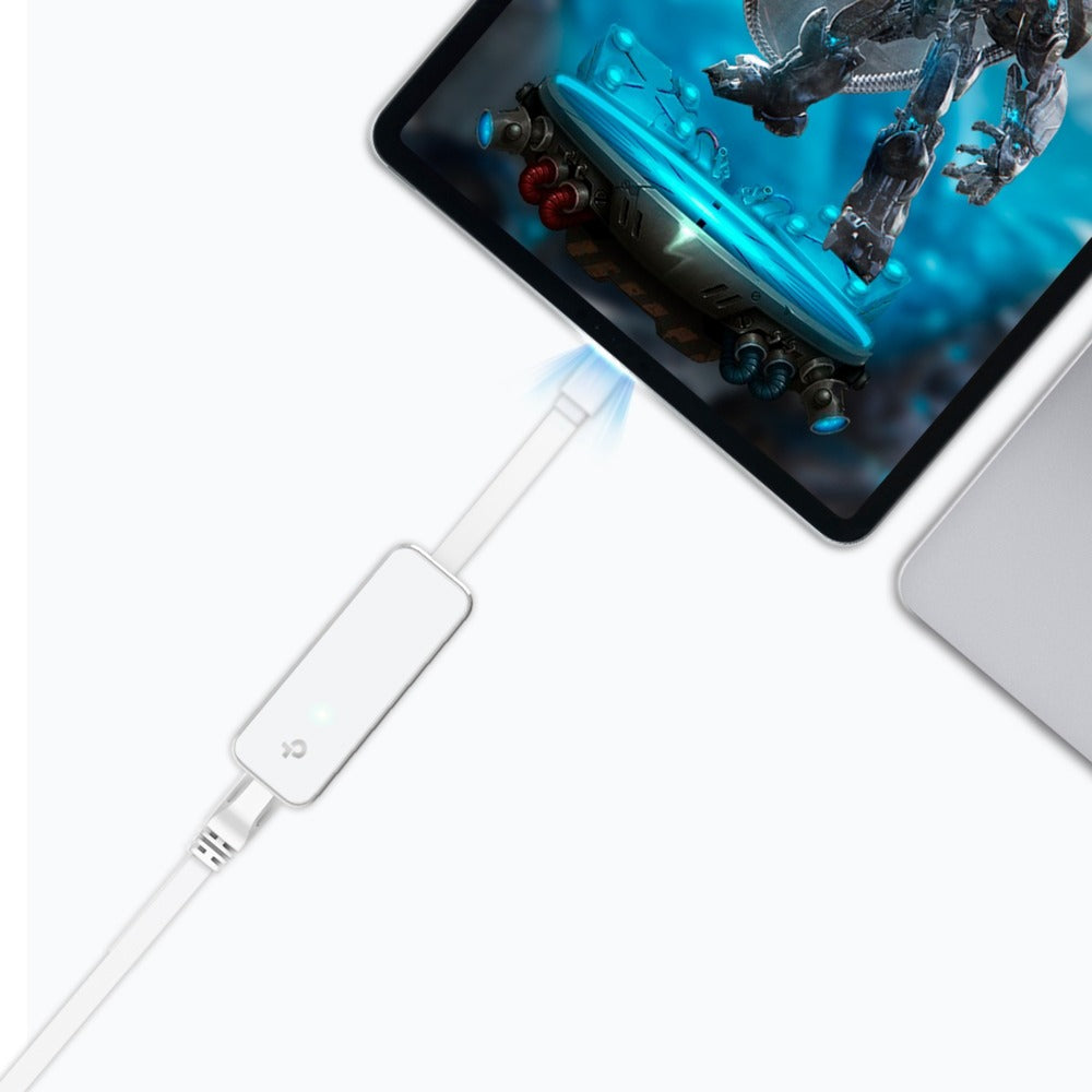 TP-Link usb type-c to rj45 gigabit ethernet netwerkadapter (wit)
