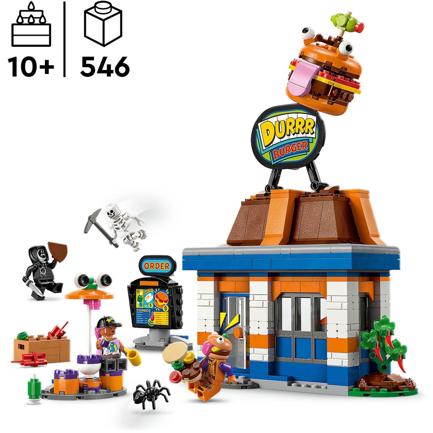 LEGO fortnite - durrr burger restaurant constructiespeelgoed (77076)