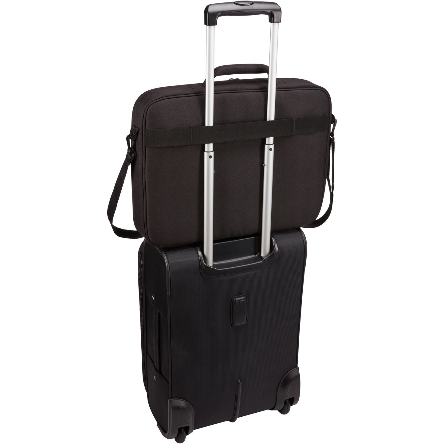 Case Logic advantage 17,3 clamshell bag notebooktas laptoptas (zwart)