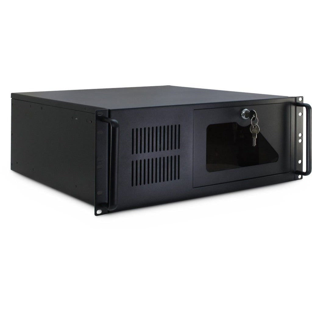Inter-Tech ipc 4088-s rack behuizing (zwart | 2x usb-a)