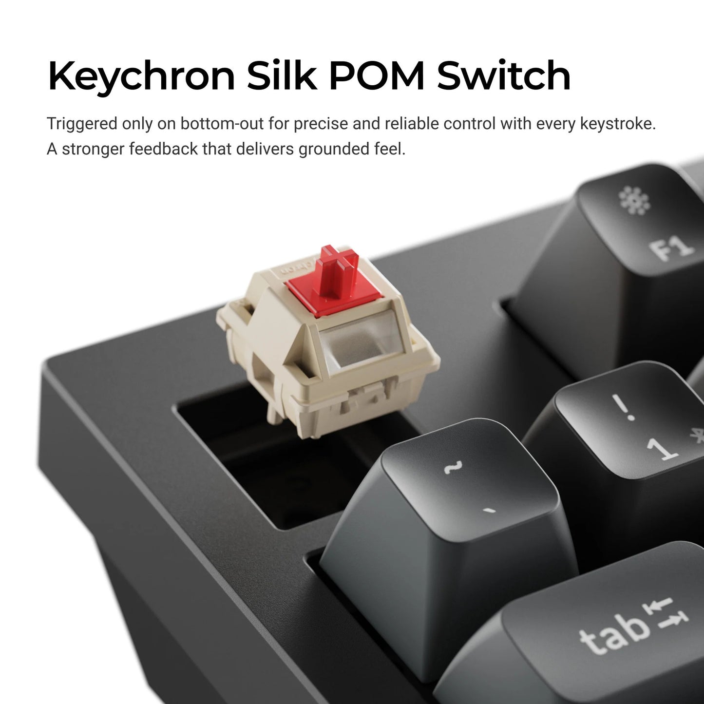 Keychron q5 ultra-m3 8k wireless custom mechanical keyboard (wit, us lay-out (qwerty), silk pom brown, 96%, rgb, hot swap, 8k, 2.4 ghz | bluetooth 5.2 | usb-c)