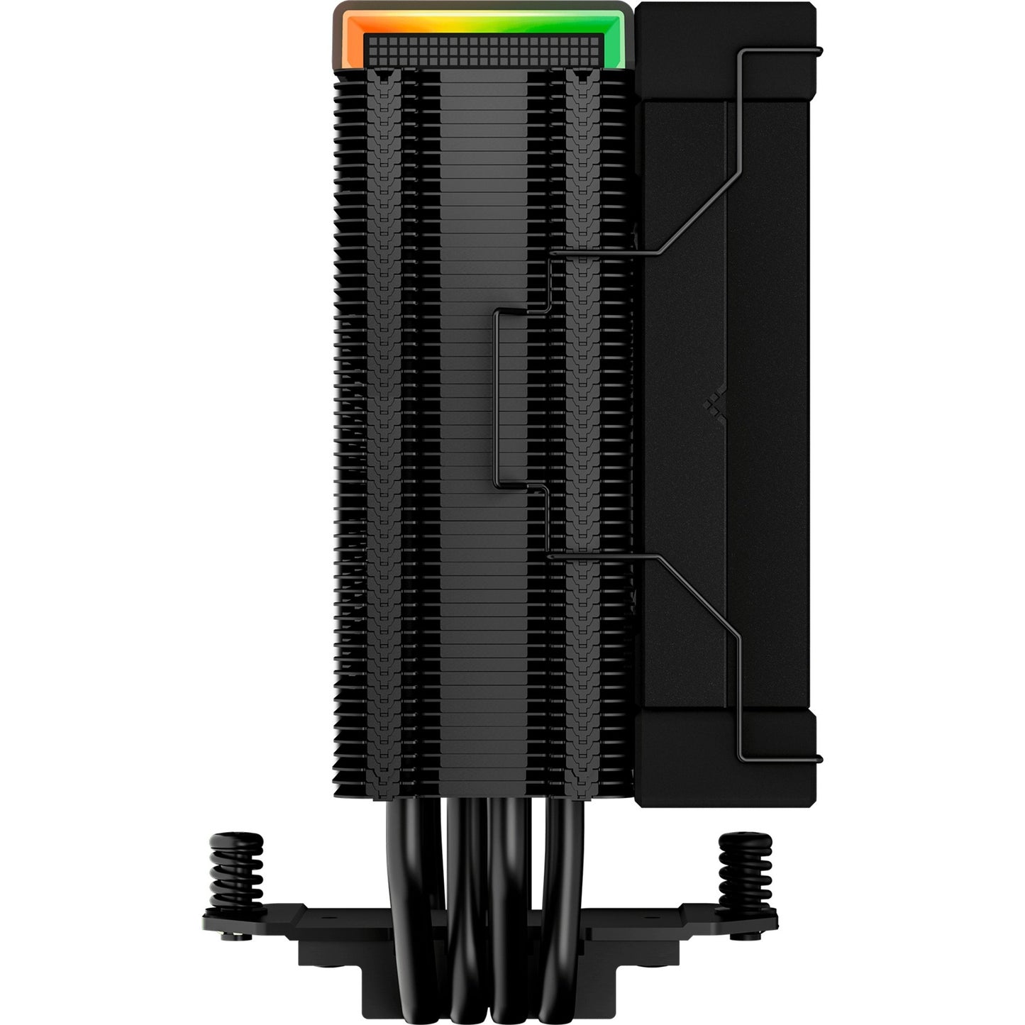 DeepCool ak400 digital rgb cpu-koeler (zwart, 4-pins pwm fan-connector)