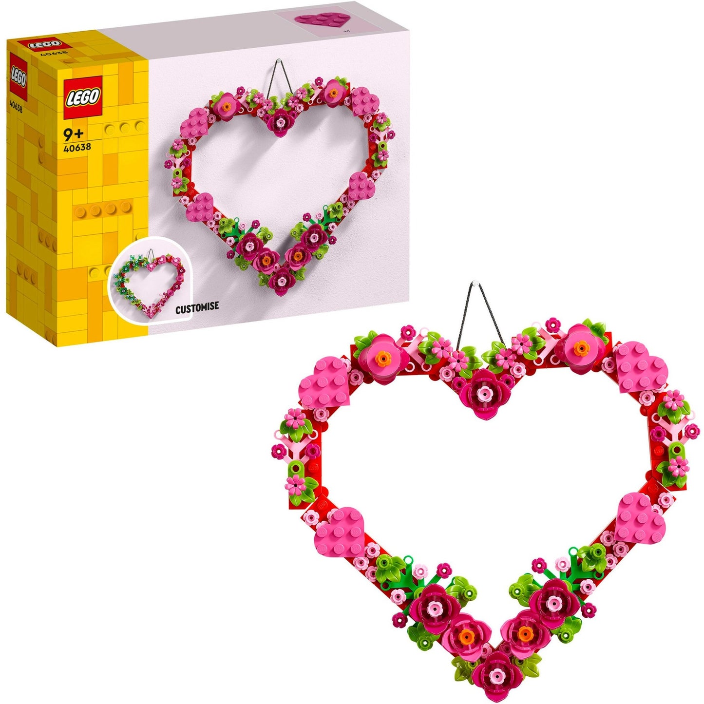 LEGO 40638 seasons and occasions hartvormige versiering