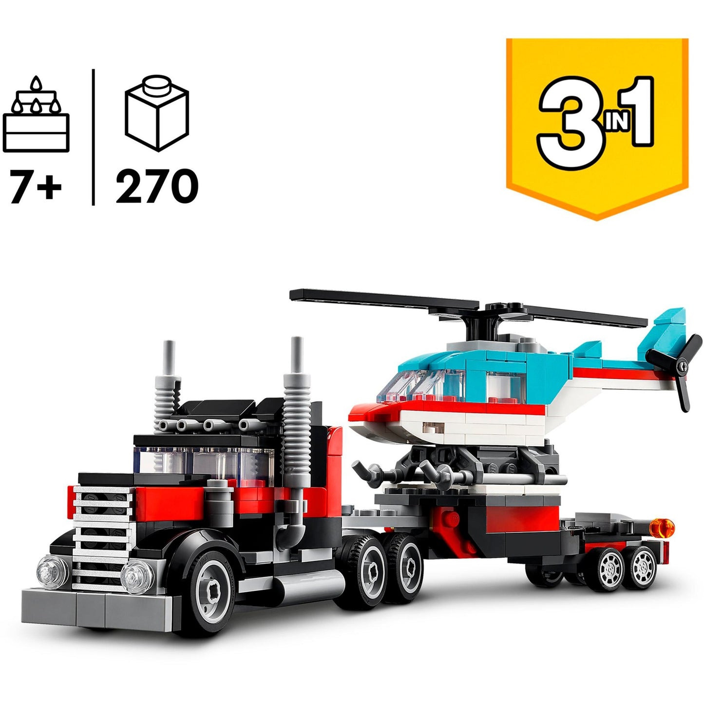 LEGO creator 31146 truck met helikopter