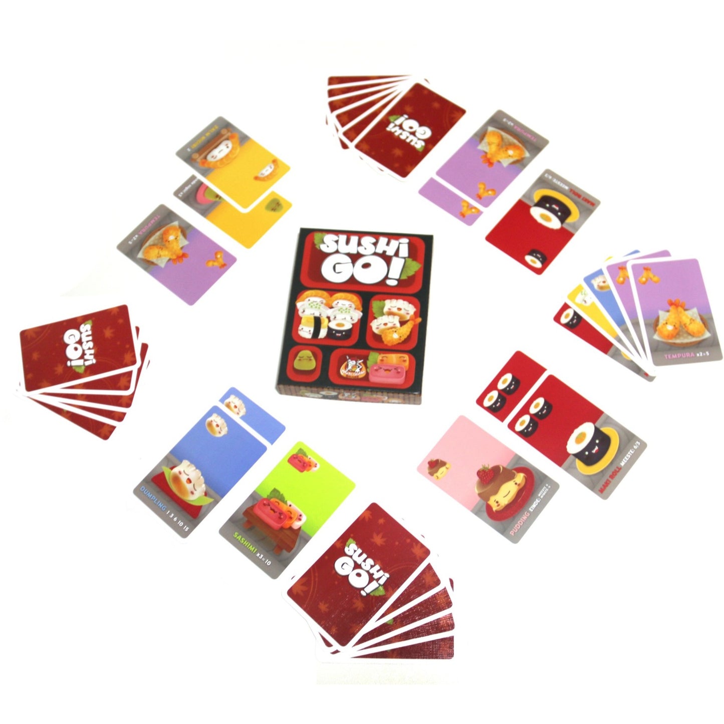 White Goblin Games sushi go kaartspel (nederlands, 2 - 5 spelers, 15 minuten, vanaf 8 jaar)