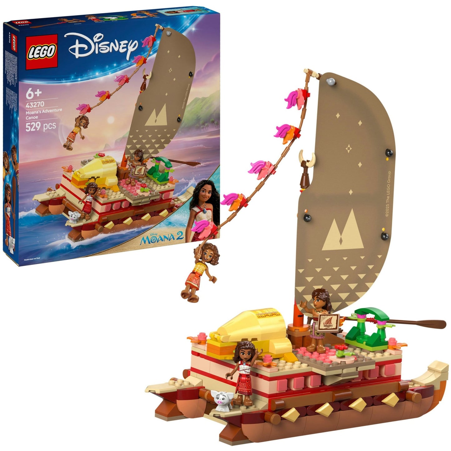 LEGO disney princess 43270 vaiana's avonturenkano