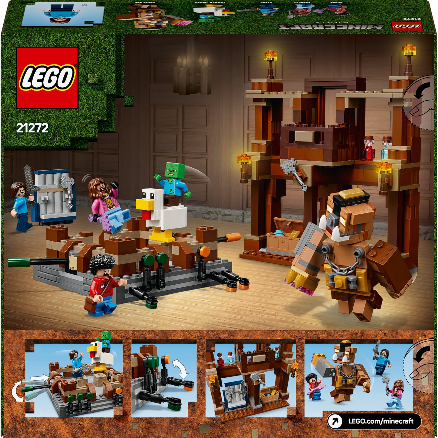 LEGO minecraft 21272 de arena bij het boslandhuis