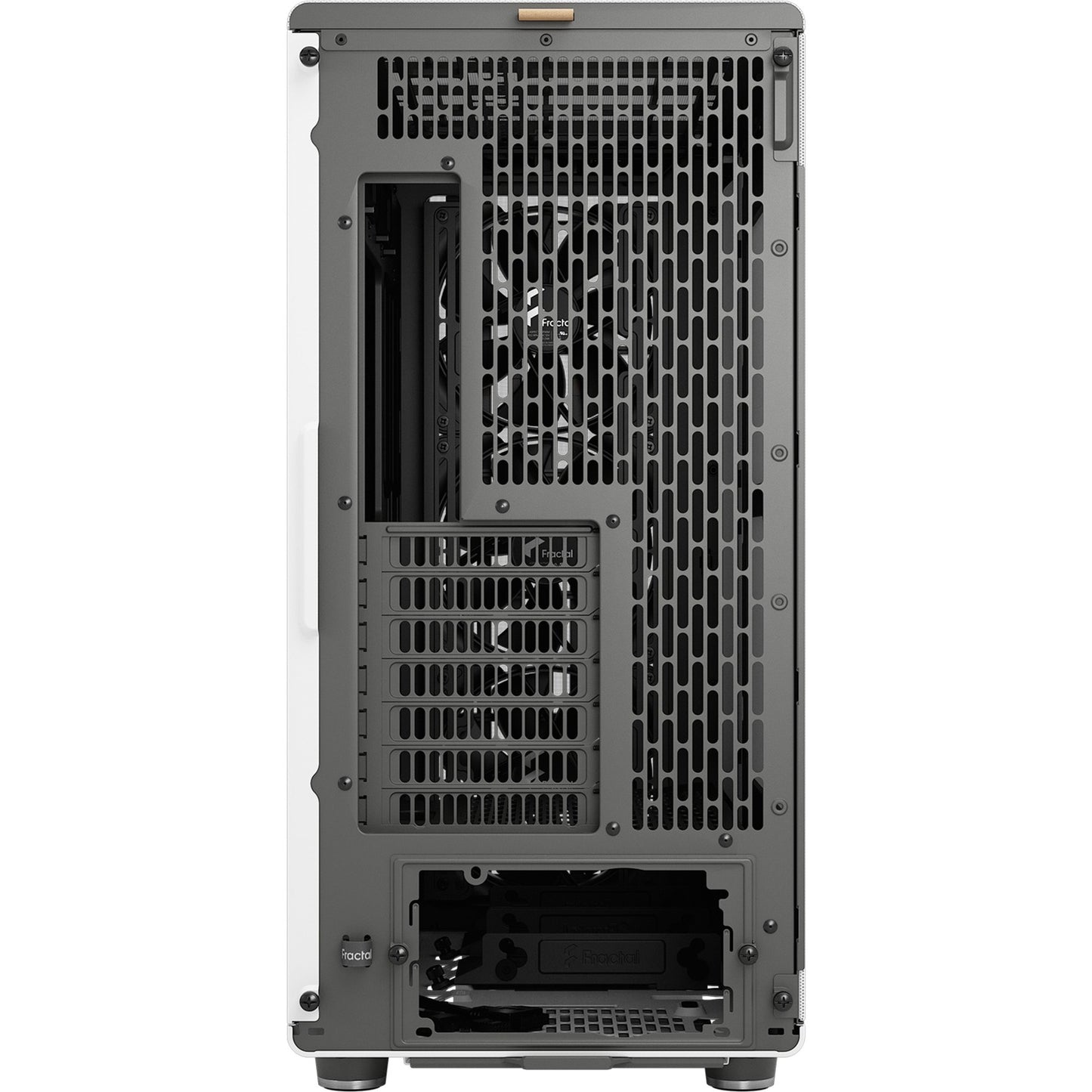 Fractal Design north xl midi tower behuizing (wit houtkleur | 2x usb-a | 1x usb-c)