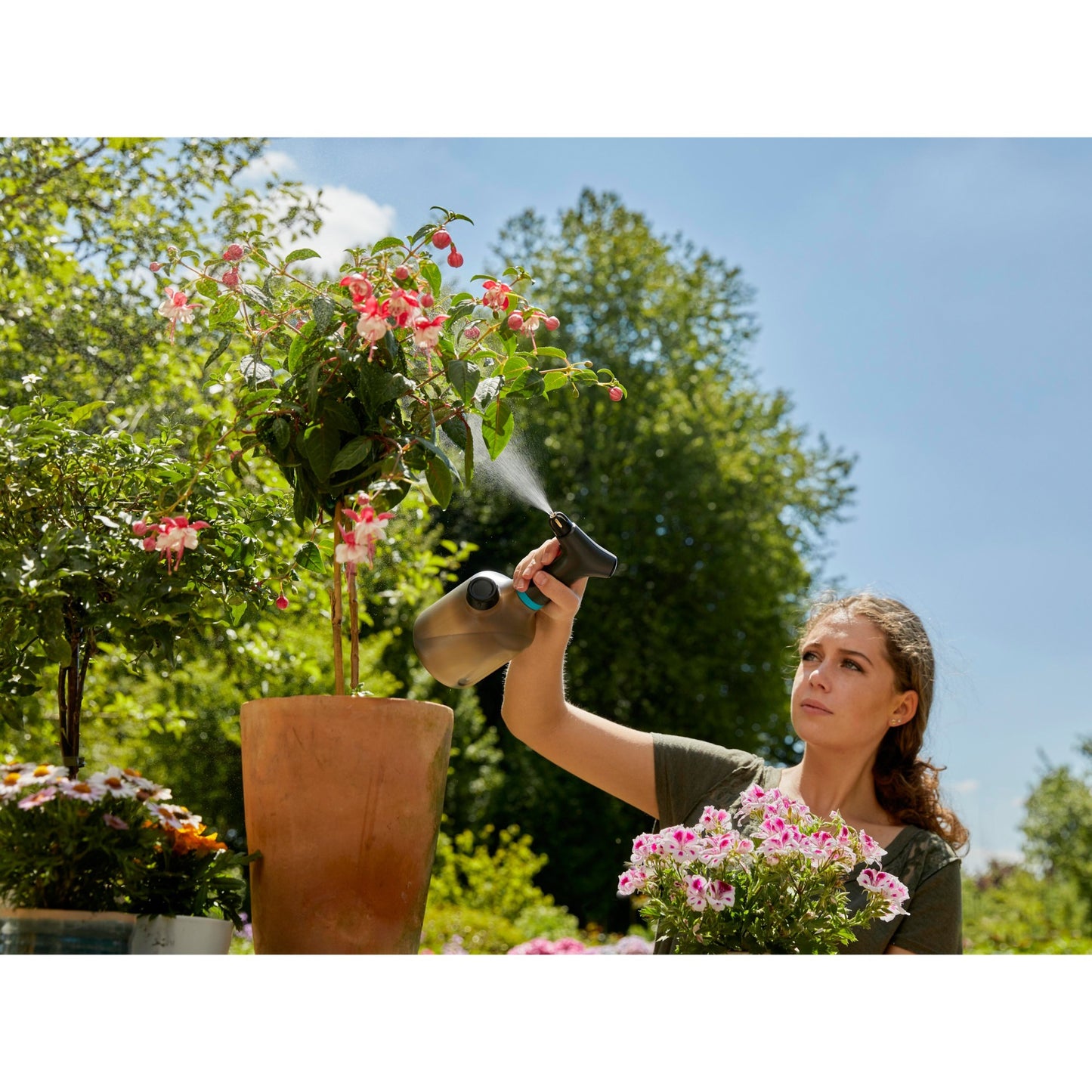 GARDENA plantenspuit 1 l easypump (grijs, 11114-20)
