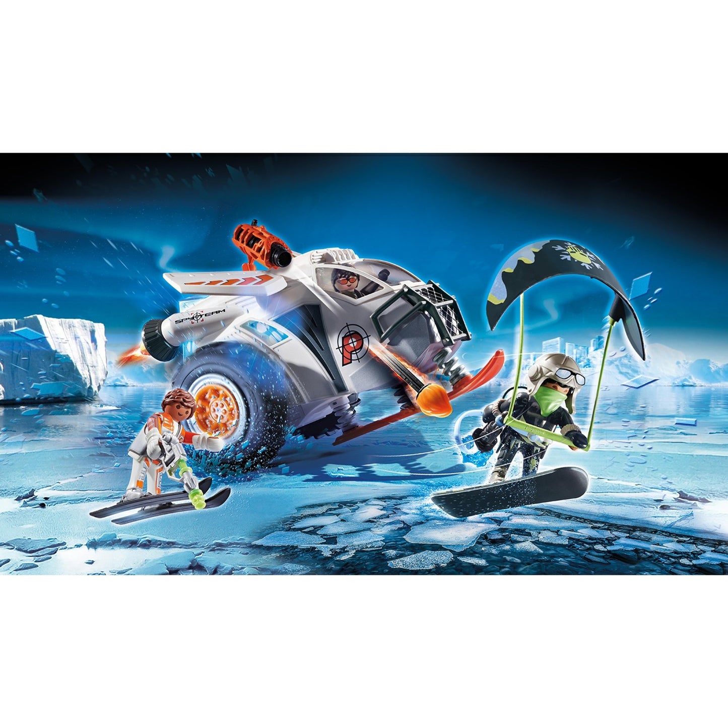 PLAYMOBIL top agents - spy team sneeuwmobiel constructiespeelgoed (70231)