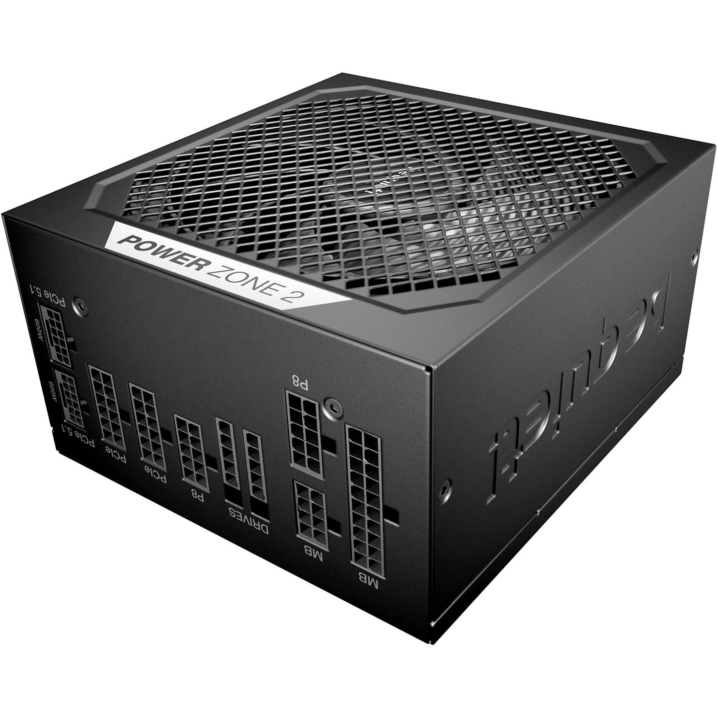 Be Quiet! power zone 2 modulaire 1200 watt voeding (zwart, 1x 12v-2x6, 3x pcie)