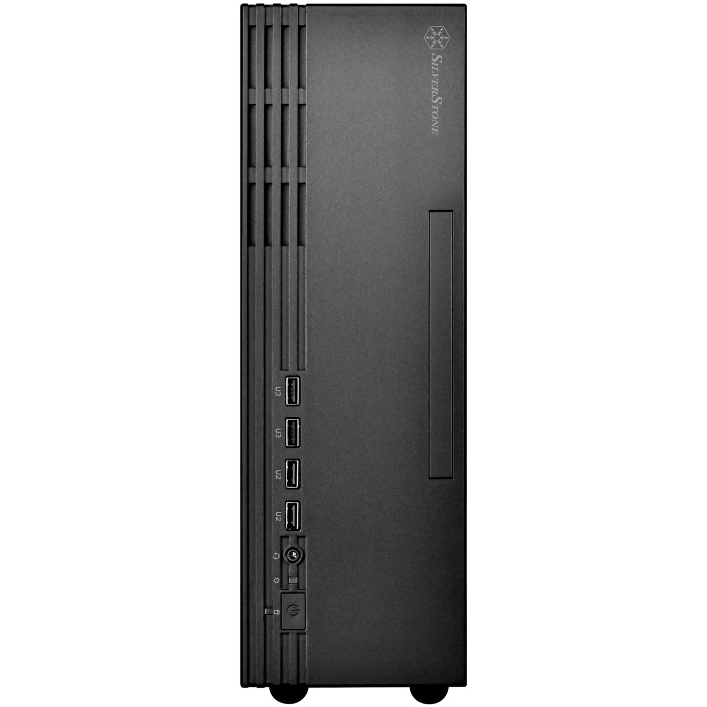 SilverStone sst-ml11b htpc behuizing (zwart | 4x usb-a)