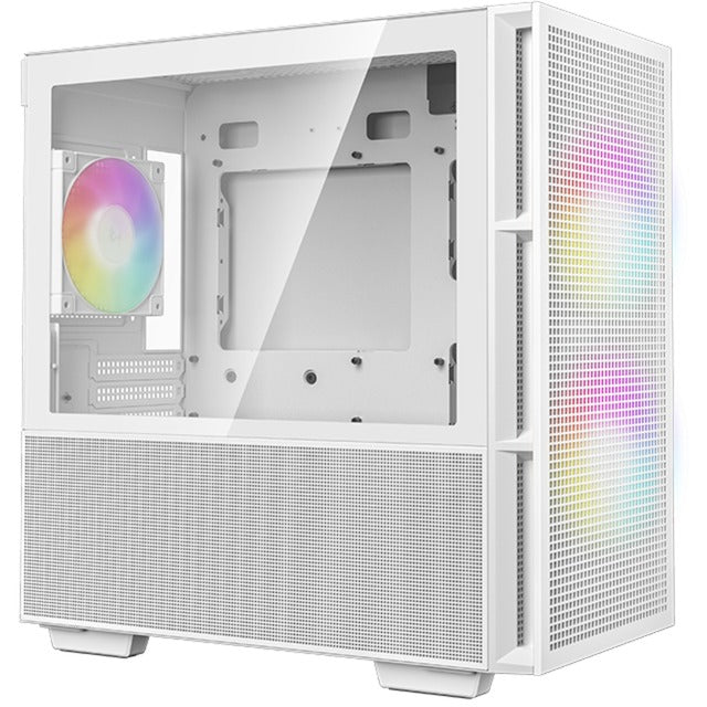 DeepCool ch360 mini tower behuizing (wit | 1x usb-a | 1x usb-c | rgb | window)