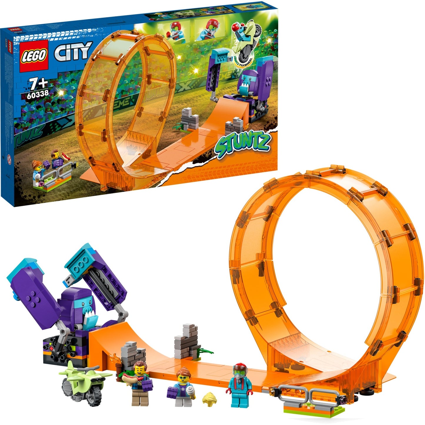 LEGO city - chimpansee stuntlooping constructiespeelgoed (60338)