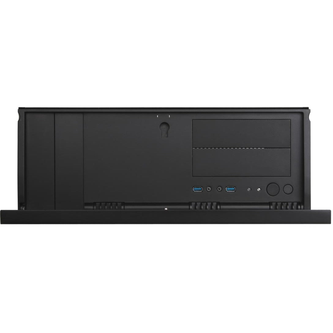 SilverStone grandia gd07b htpc behuizing (zwart | 2x usb-a)