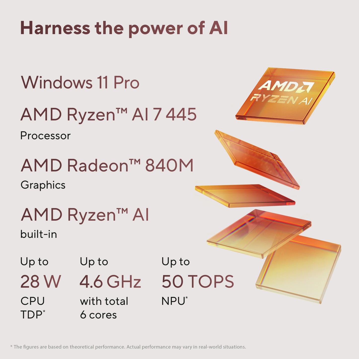 ASUS zenbook 14 um3406ga-qd031w 14 copilot+ laptop (zwart | ryzen ai 7 445 | radeon 840m | 32 gb | 1 tb ssd)