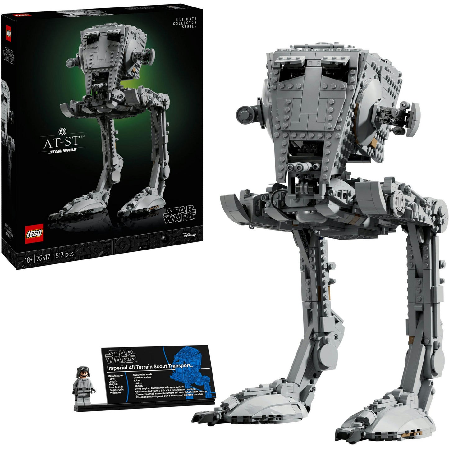 LEGO star wars - at-st walker constructiespeelgoed (75417)