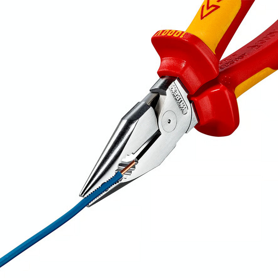 KNIPEX spitse kombitang combinatietang (rood geel)