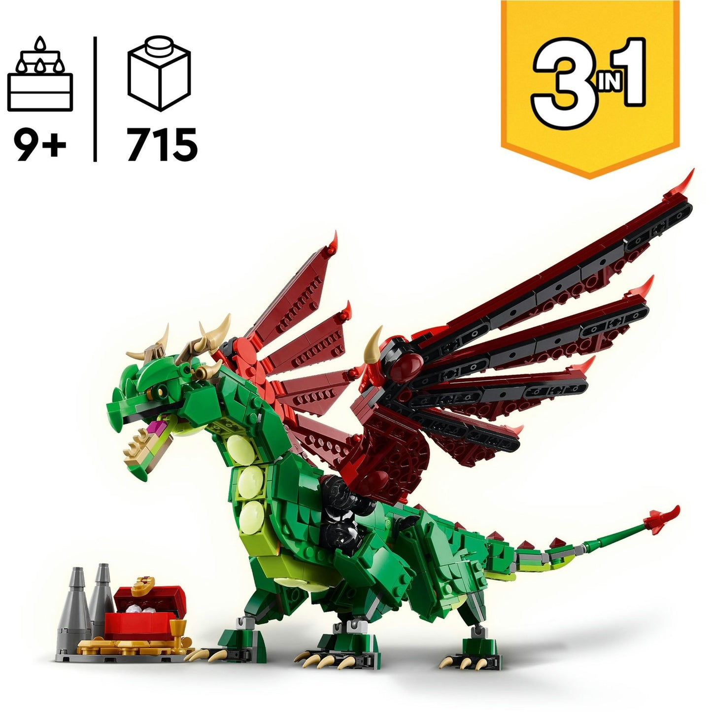 LEGO creator 31161 middeleeuwse draak