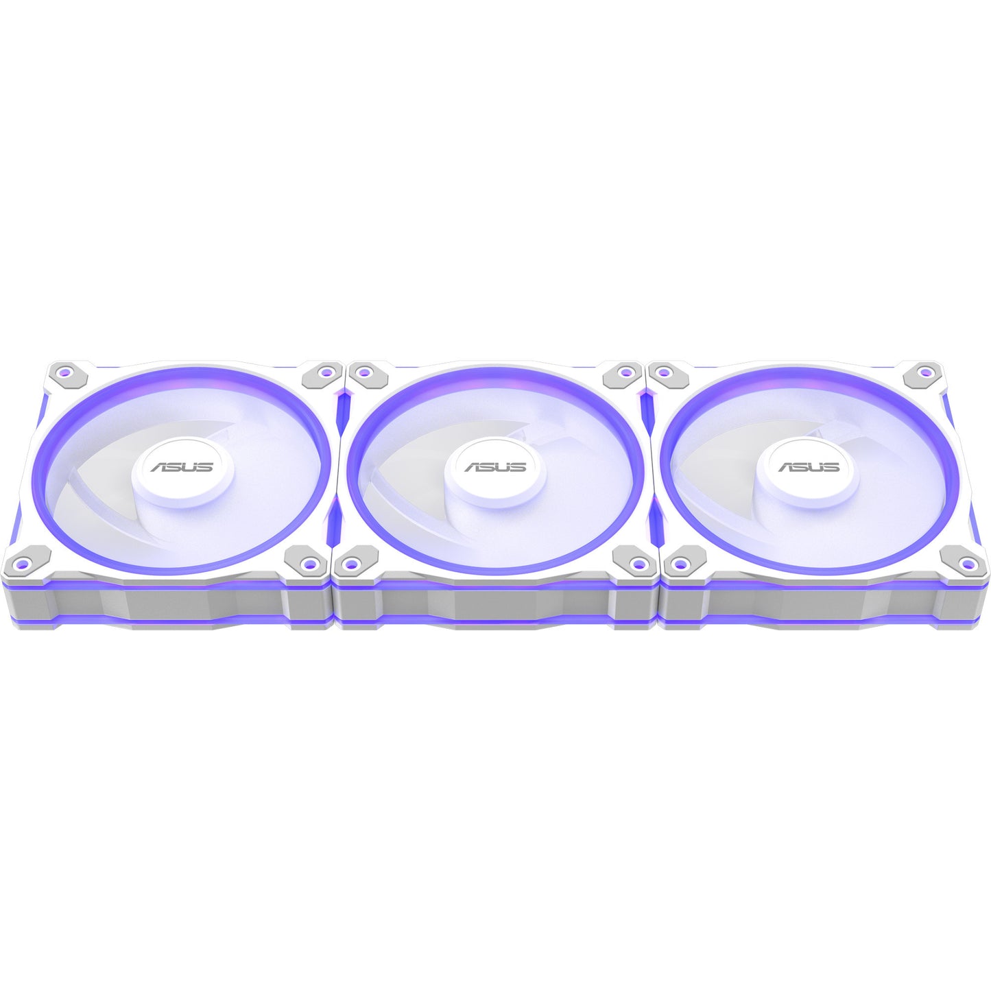 ASUS prime mr120 argb reverse fan - triple pack case fans (wit, 3 stuks, 120 x 120 x 28 mm, 3 stuks)
