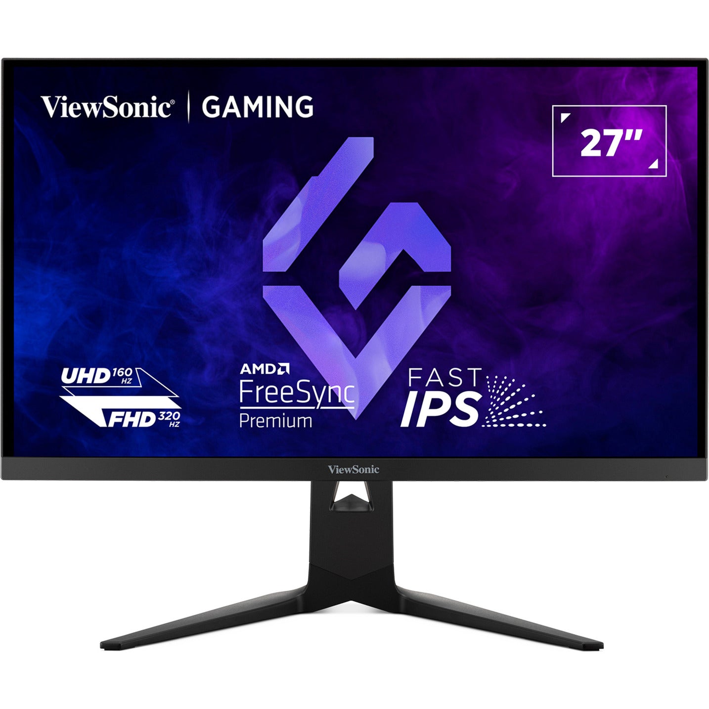 ViewSonic xg275d1-4k dual mode gaming monitor 27 (zwart, 2x hdmi, 1x displayport, usb-c, 160 hz)