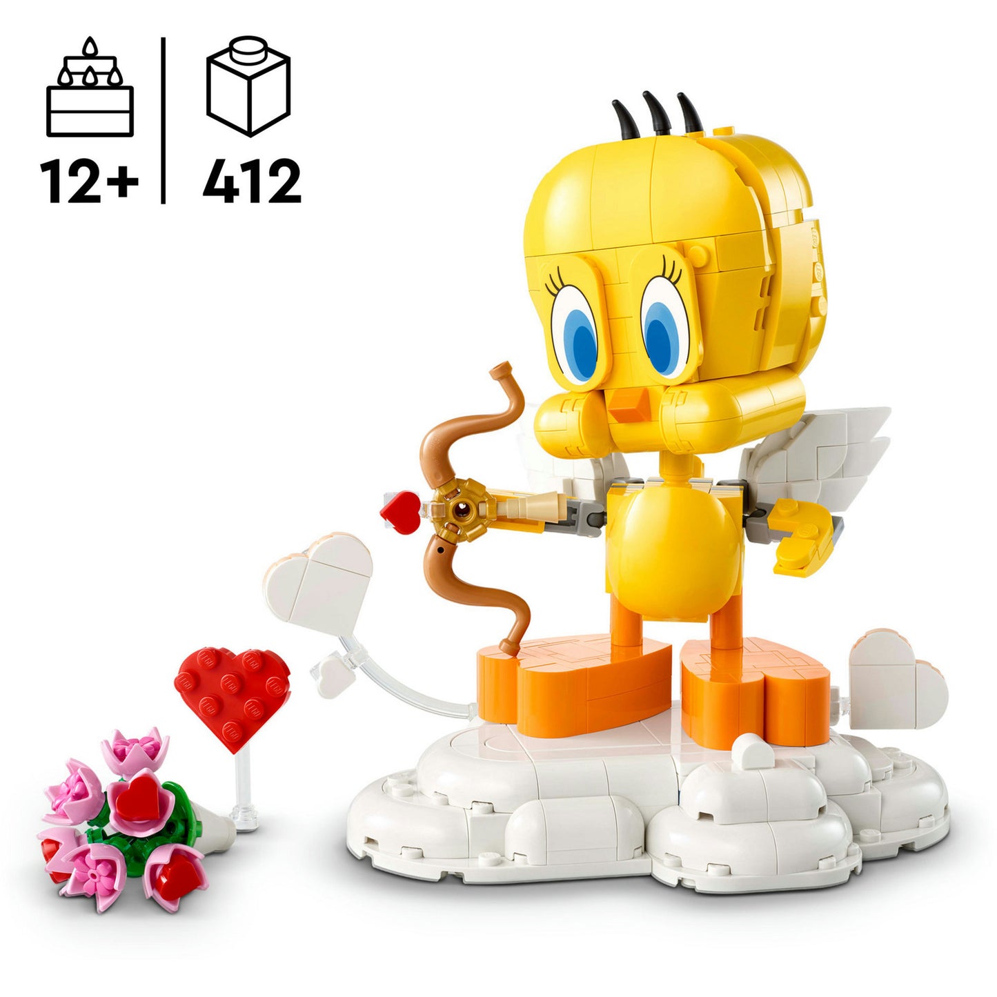 LEGO looney tunes - liefdesboodschapper tweety constructiespeelgoed (40824)