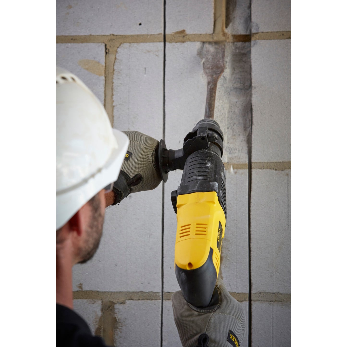 Stanley fatmax 800w sds+ boorhamer (geel zwart, met koffer)