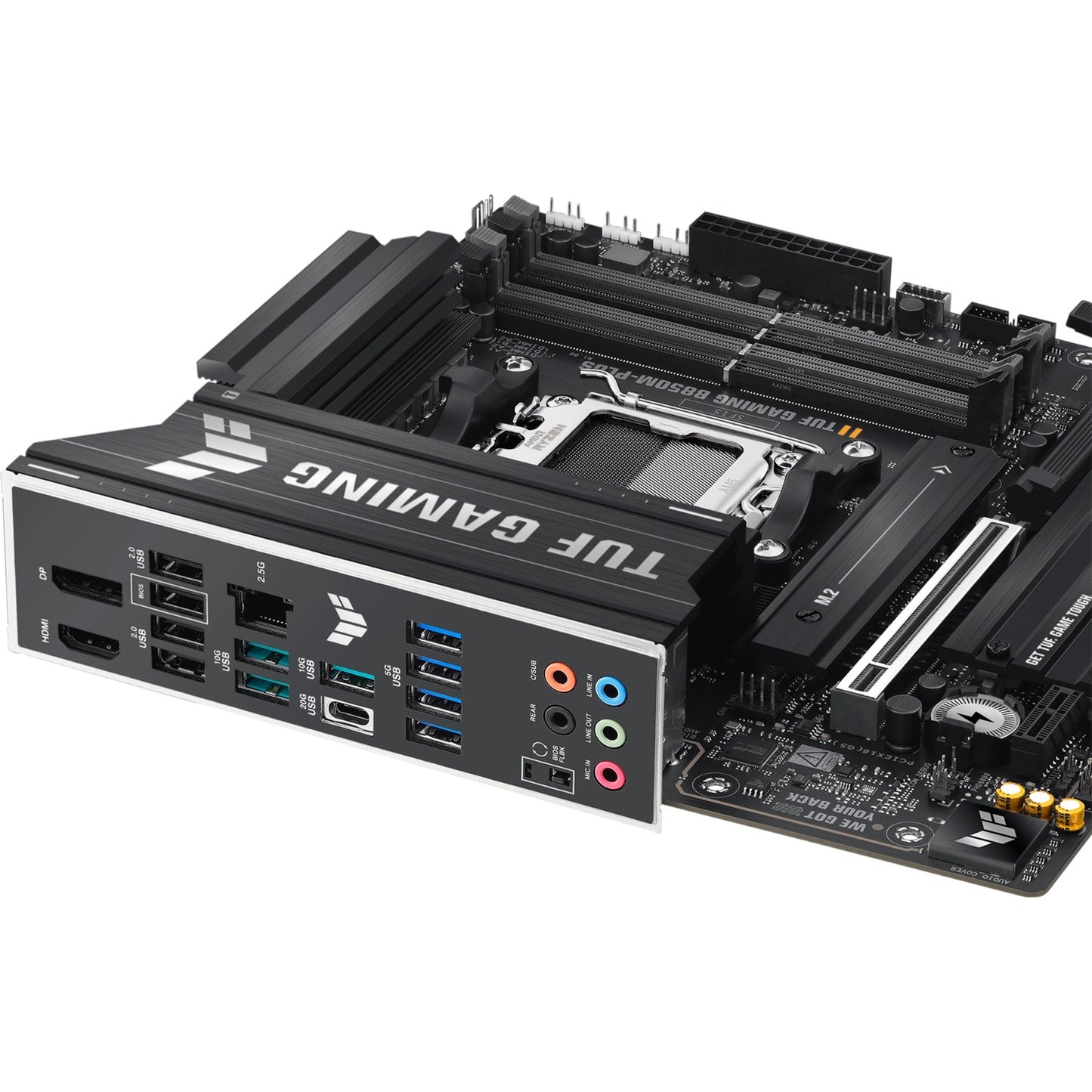 ASUS tuf gaming b850m-plus socket am5 moederbord (2.5 gbe-lan, sound, µatx)