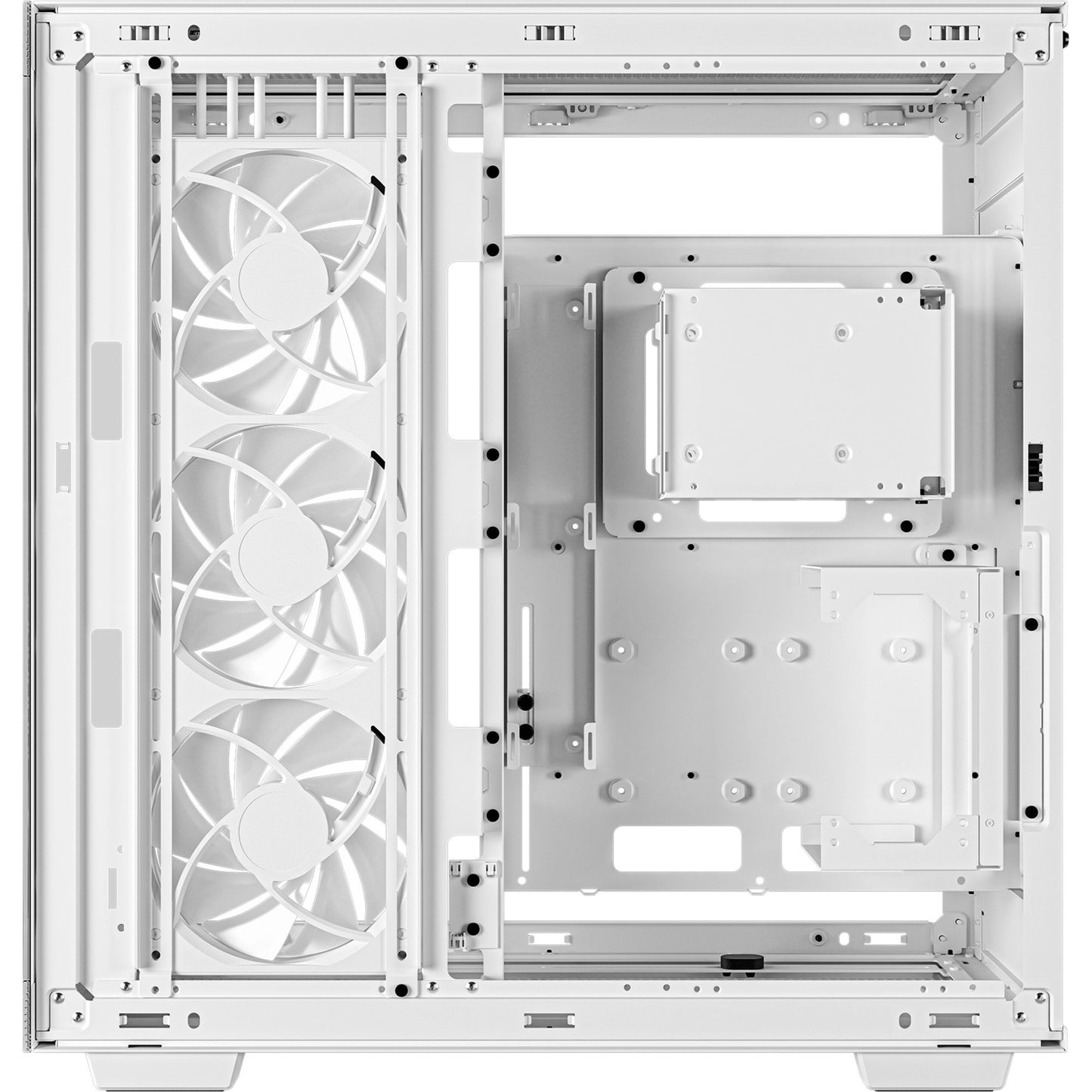 DeepCool ch780 midi tower behuizing (wit | 4x usb-a | 1x usb-c | rgb | window)
