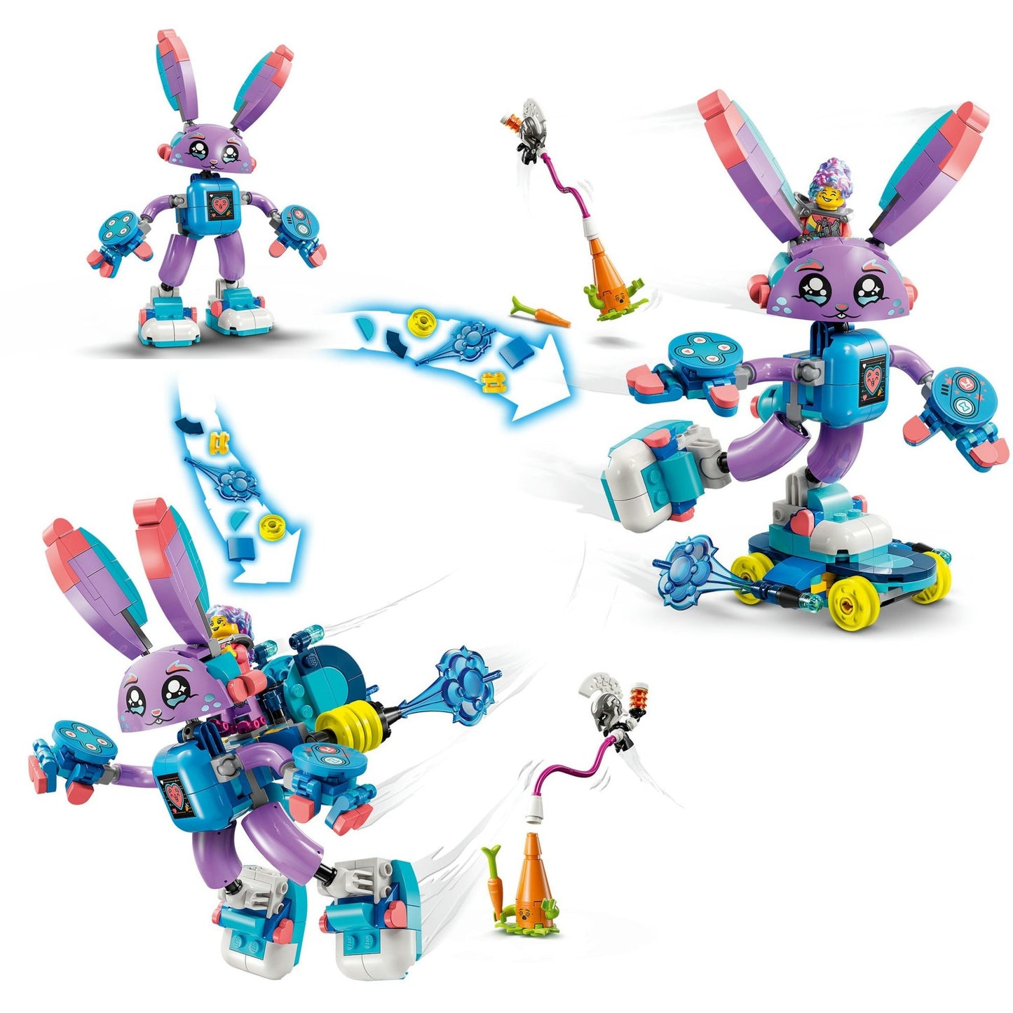 LEGO dreamzzz 71490 izzie en bunchurro het gamende konijn